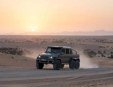 مرسيدس تكشف عن سيارة الدفع الرباعية  G63 AMG 6×6